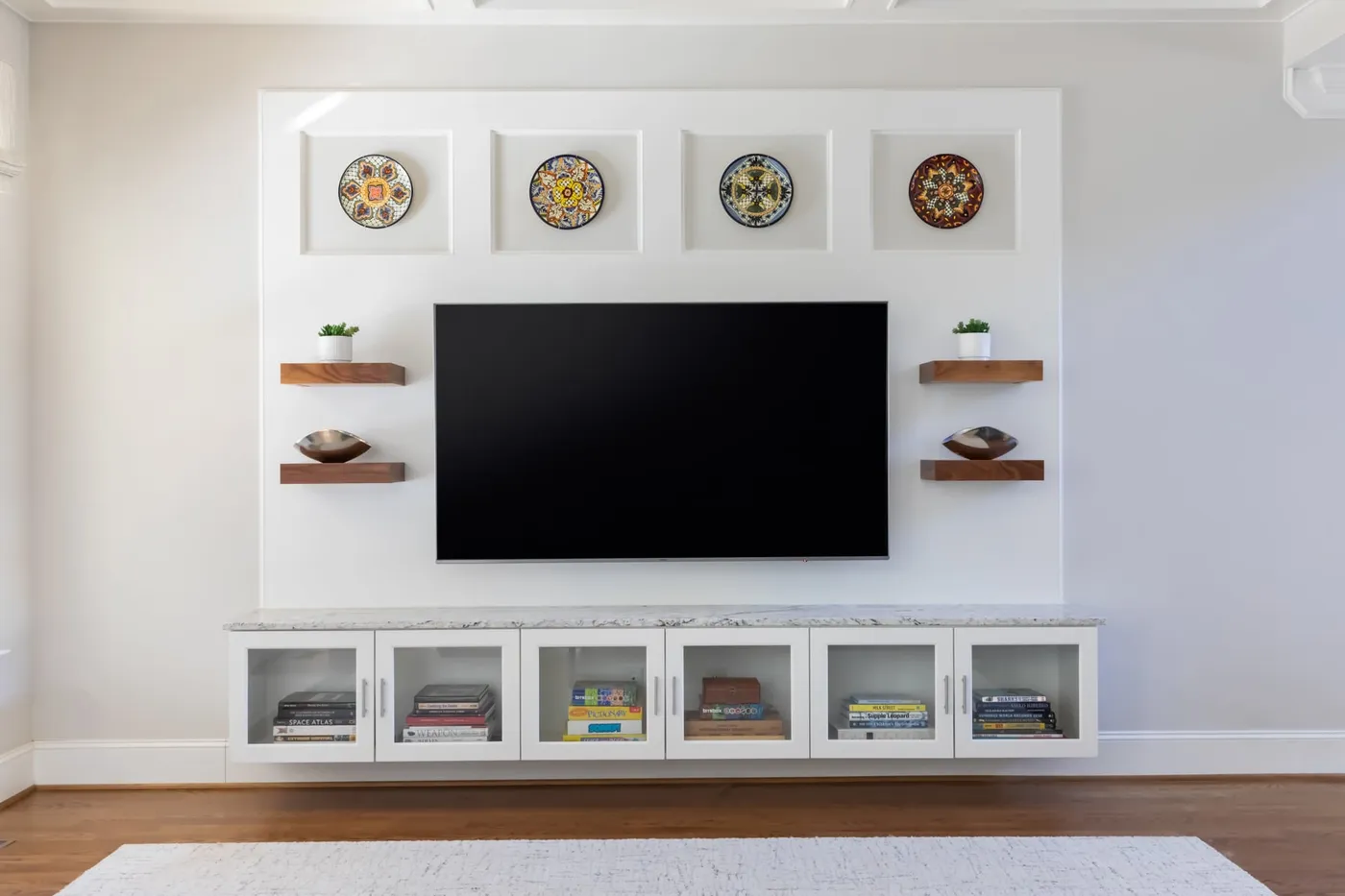 Custom Made Living Room Media Wall - LK Design | Interior Design