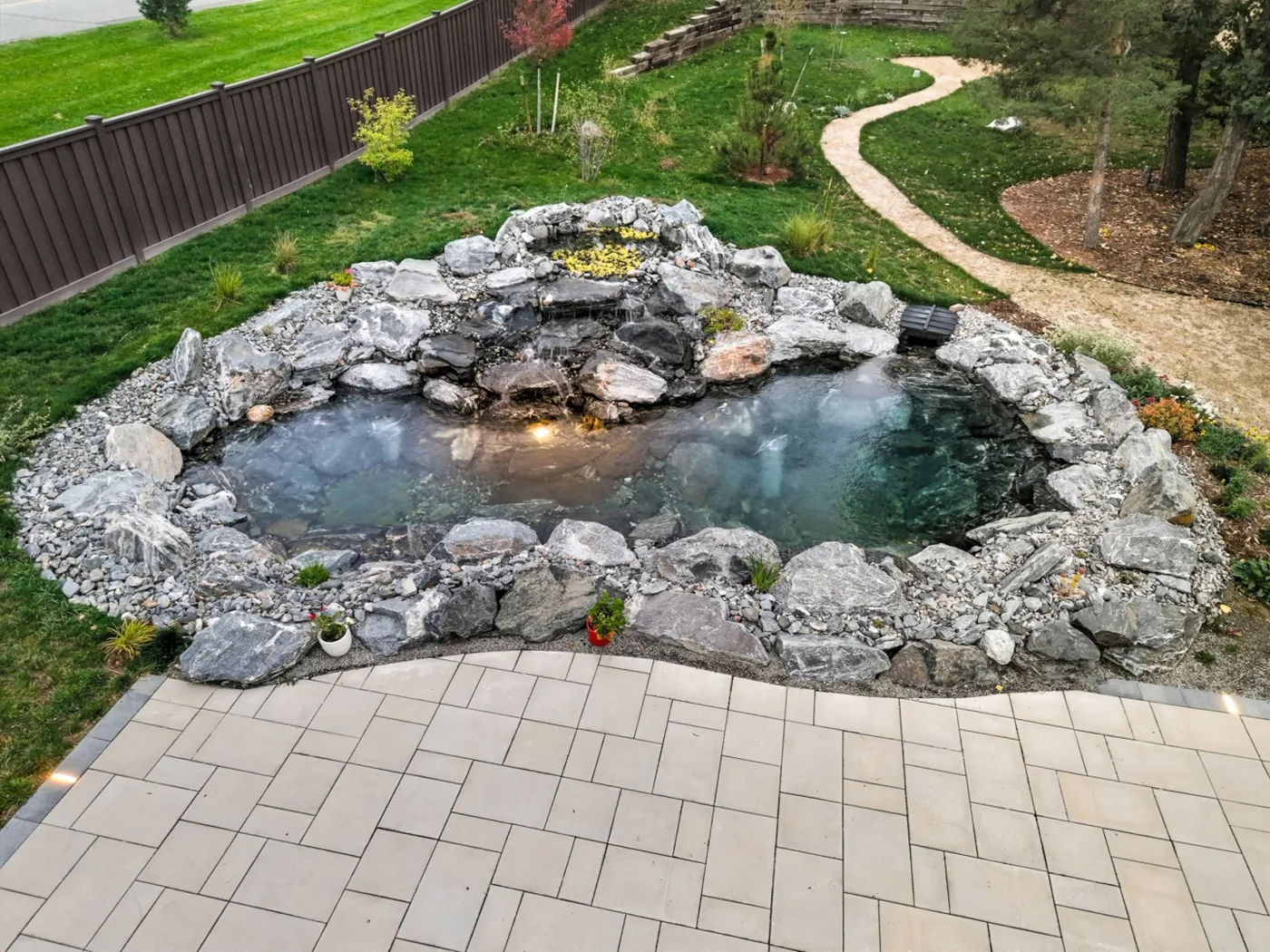 Custom Ponds & Water Features — Premier Custom Landscapes — Premier Custom Landscapes