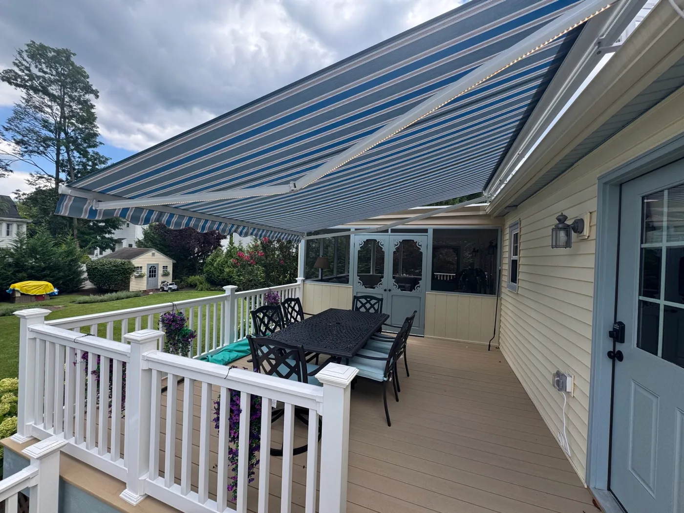 Custom Retractable Awnings Brandon FL | Motorized Patio Awnings | Made in the Shade