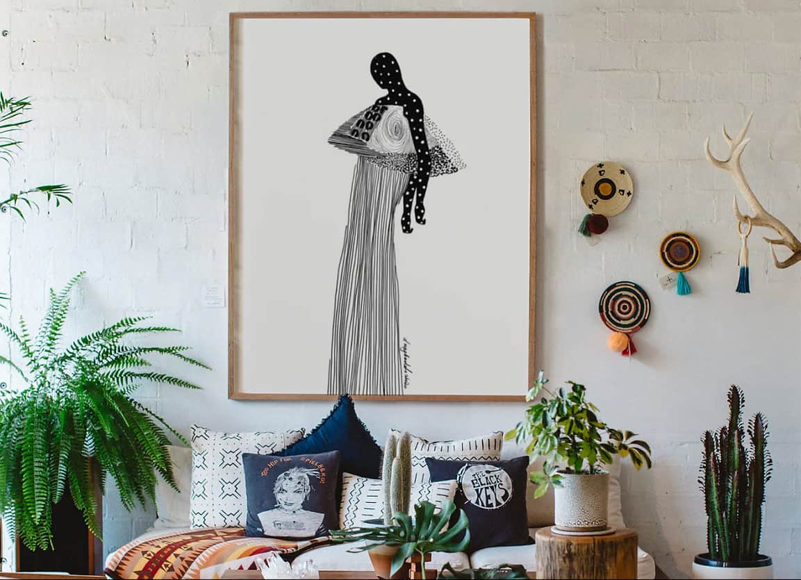Delicately Rooted Art Print | Employee Gift | 10 Million Women