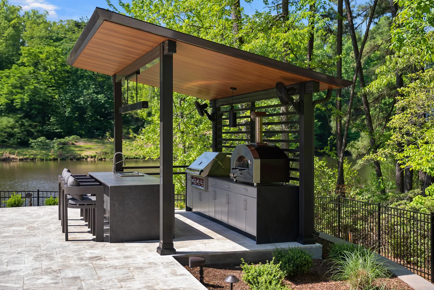 Design an Outdoor Kitchen with an Island