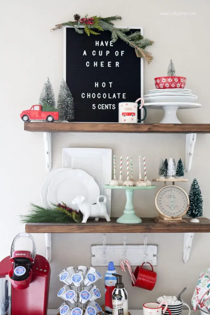 Easy Hot Chocolate Station Ideas For Your Home - Lolly Jane