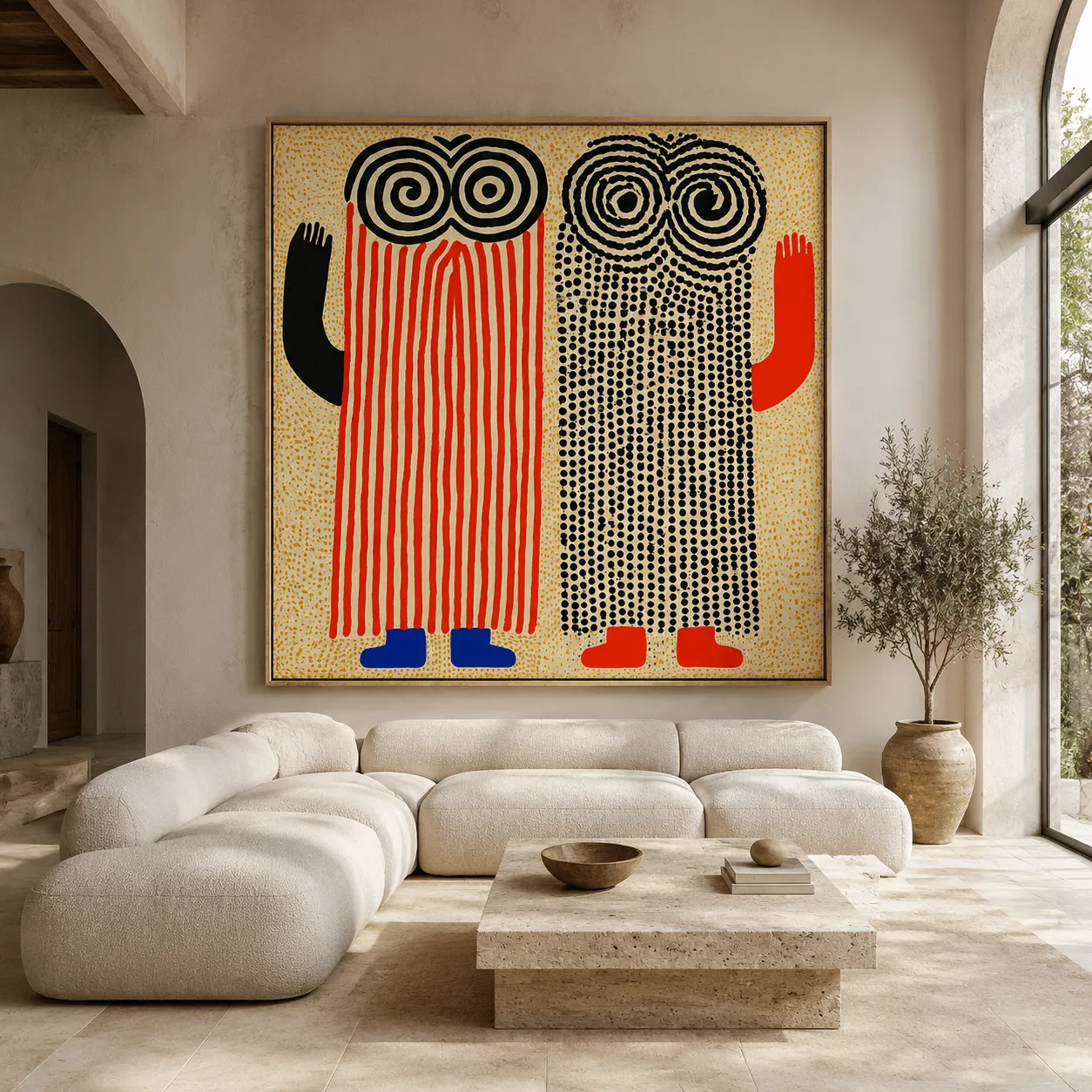 Eclectic Wall Art — Spiral Sentinels