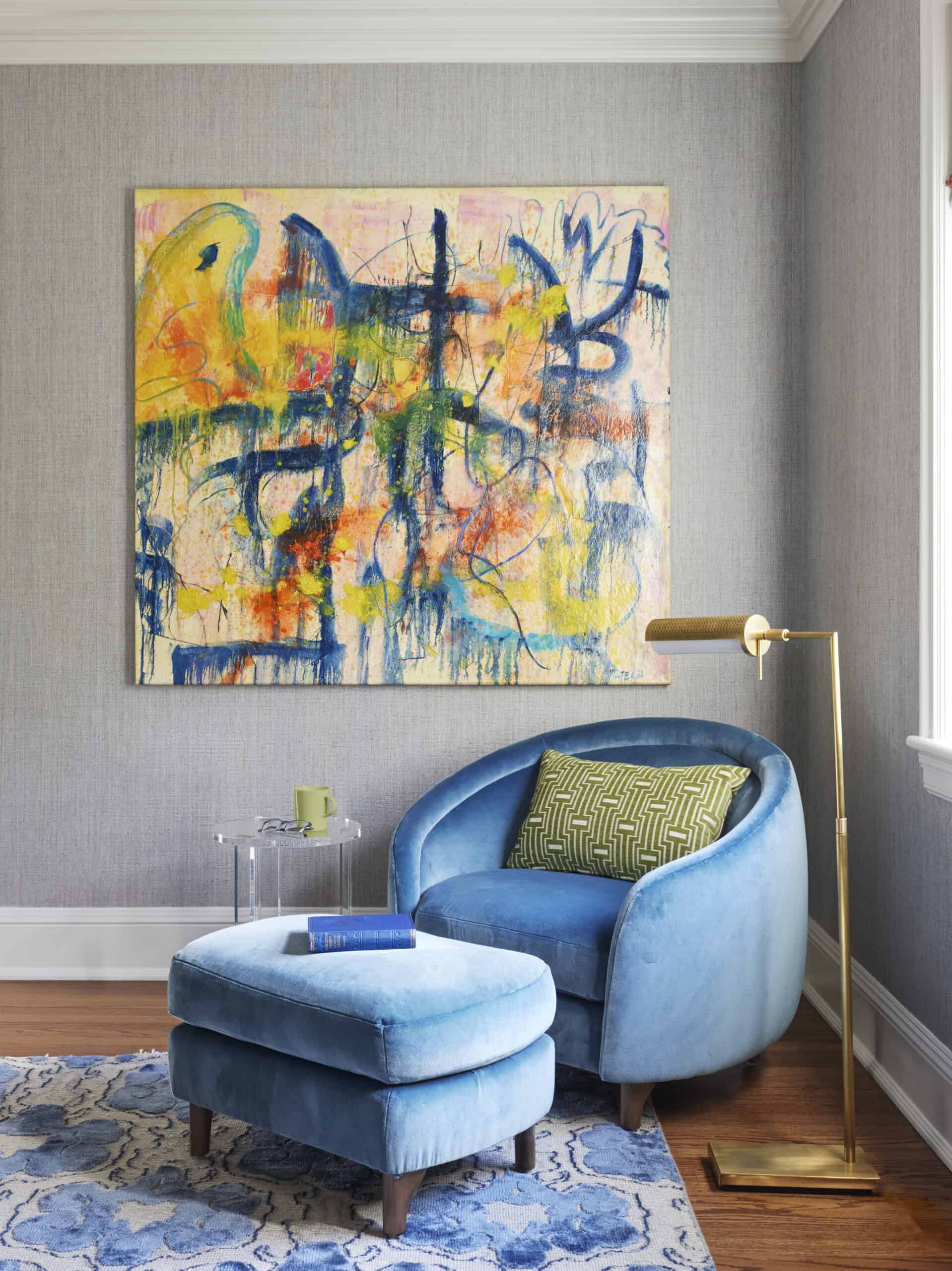Experience Bold Art-Filled Colorful North Shore Home