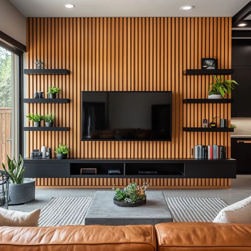 Fresh Modern Home Makeover Ideas Using Slat Walls | FH