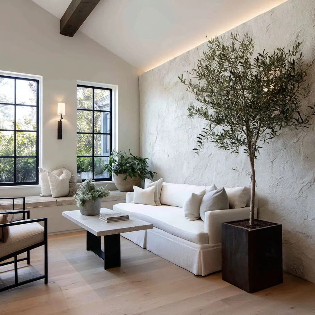 Fresh Tuscan Style Living Room Ideas: Plaster, Stone, Warmth