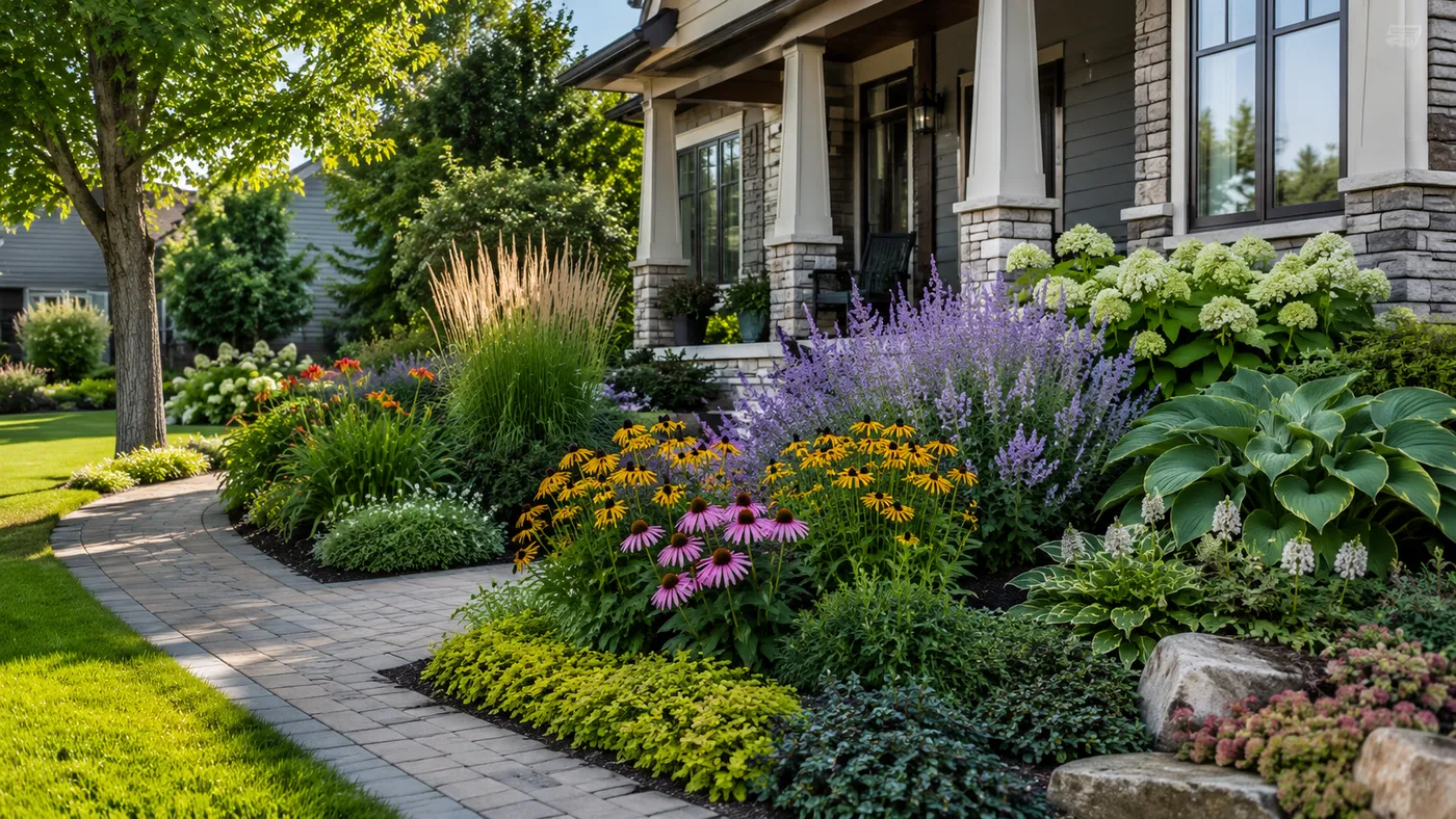Front Yard Garden Ideas for Michigan Homes (That Actually Stay Green) - Grapids Irrigation