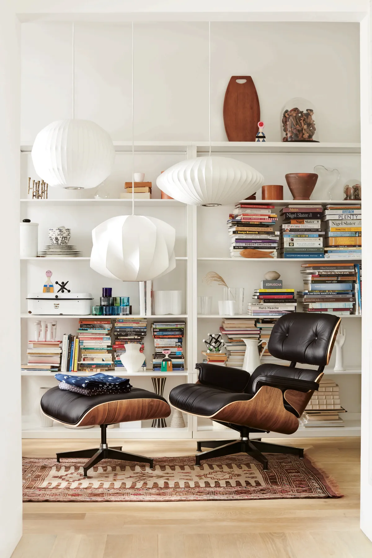 Herman Miller Eames Lounge Chair and Ottoman, Tall in Grey