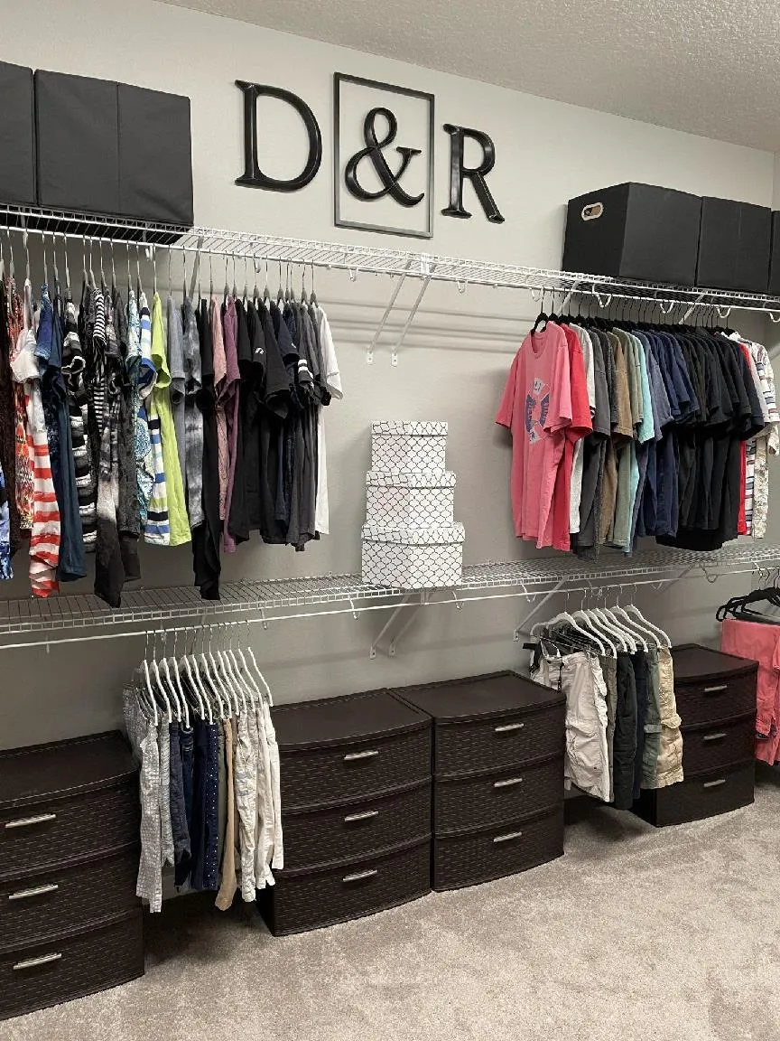 How to Organize a Master Closet on a Budget - An Organized Season