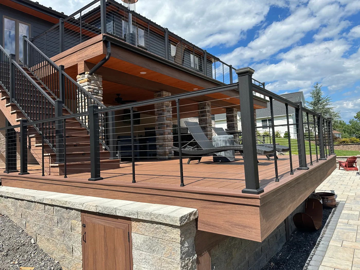 Keystone Vinyl Project Gallery | Decks, Fencing, Railing, Structures
