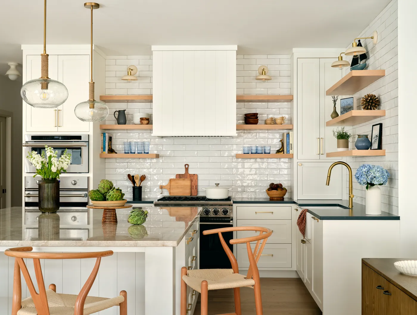 Kitchen design ideas: Using paint to make a dark space seem sunny