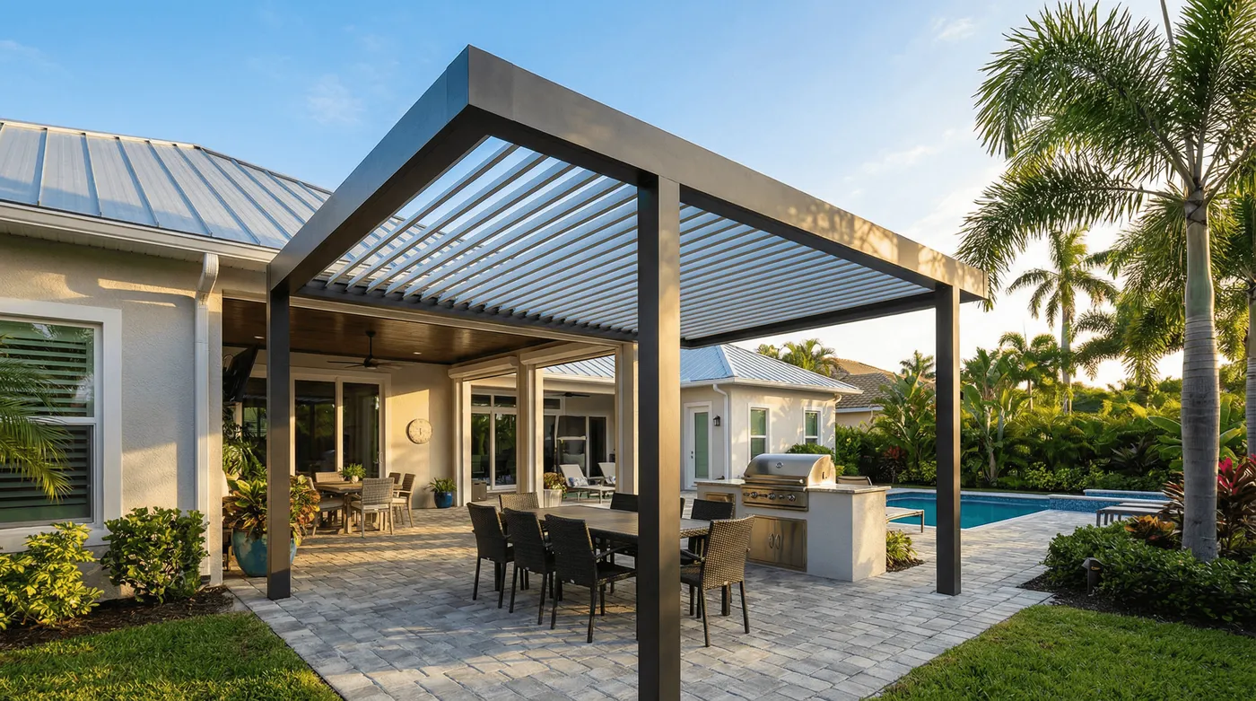 Louvered Roofs | Trinity Aluminum