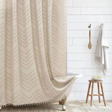 Modern Classy Modern Black And White Curtain Farmhouse Shower Striped Shower Curtains Boho Farmhouse Shower Curtain