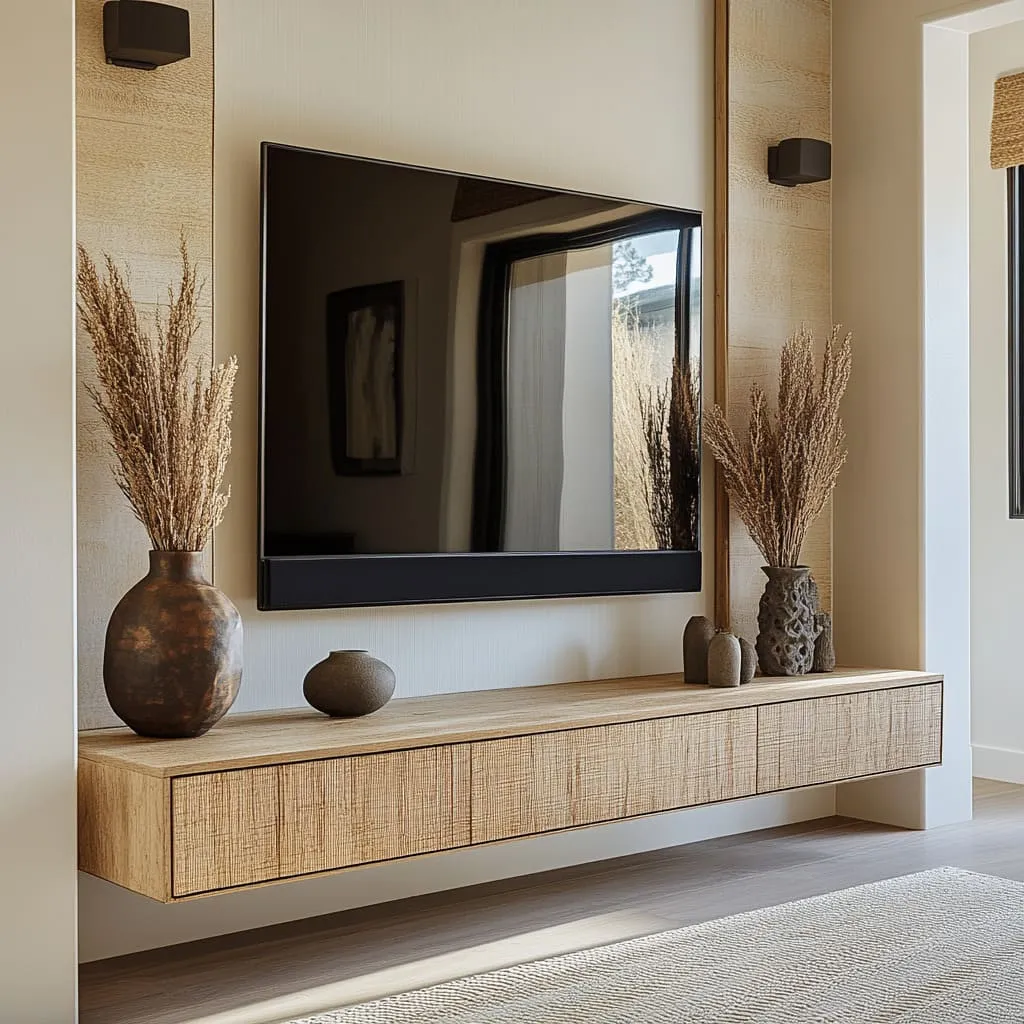 Modern Living Rooms: Minimalist TV Wall Designs That Impress