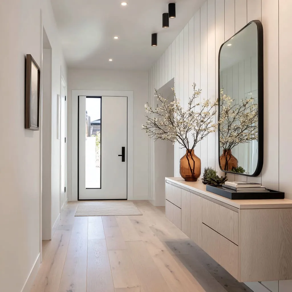 Modern Long Narrow Hallway Decorating and Design Ideas | FH