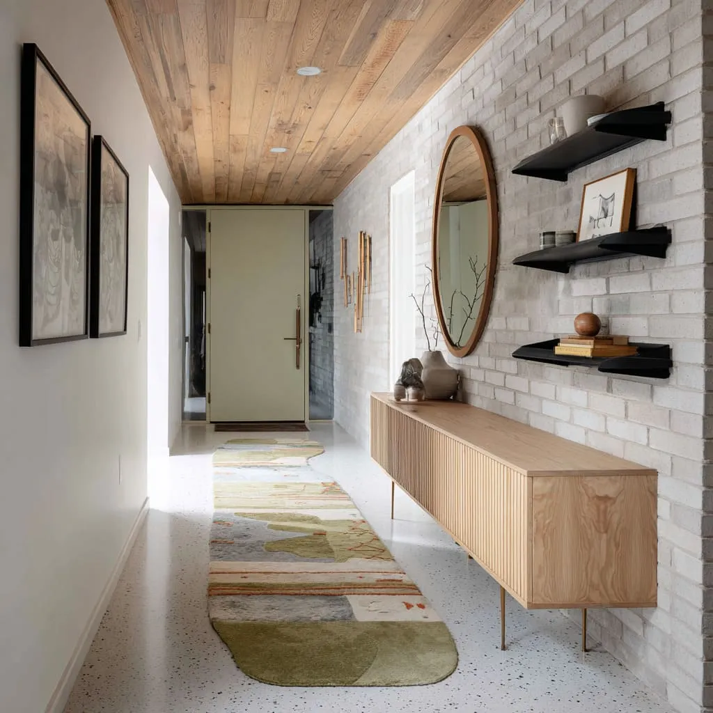 Modern Long Narrow Hallway Decorating and Design Ideas | FH