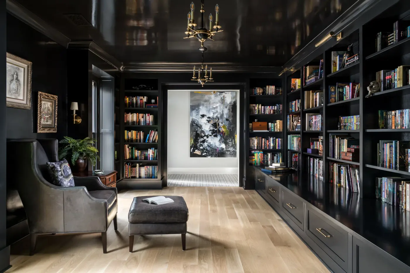 Modern Moody Library - Innovative Design + Build