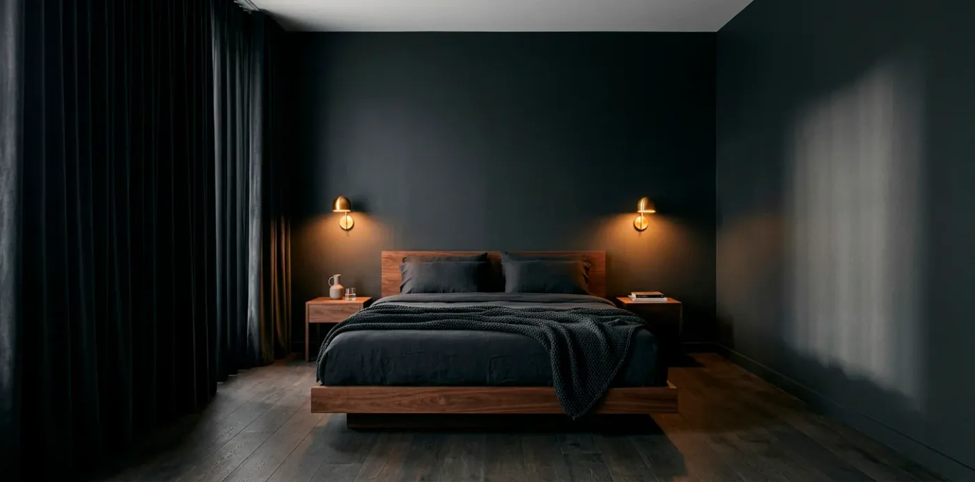 Moody Minimalism: 10 Ideas for a Dark and Cozy Sleep Space - SpaceOfMuse