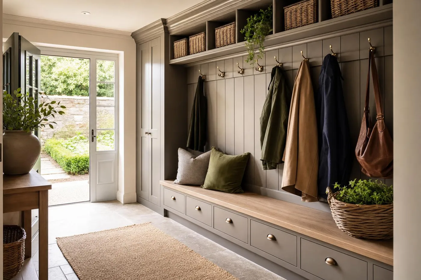 Mudroom Ideas for Homes: Storage, Seating and Finishes | BookaBuilderUK.com
