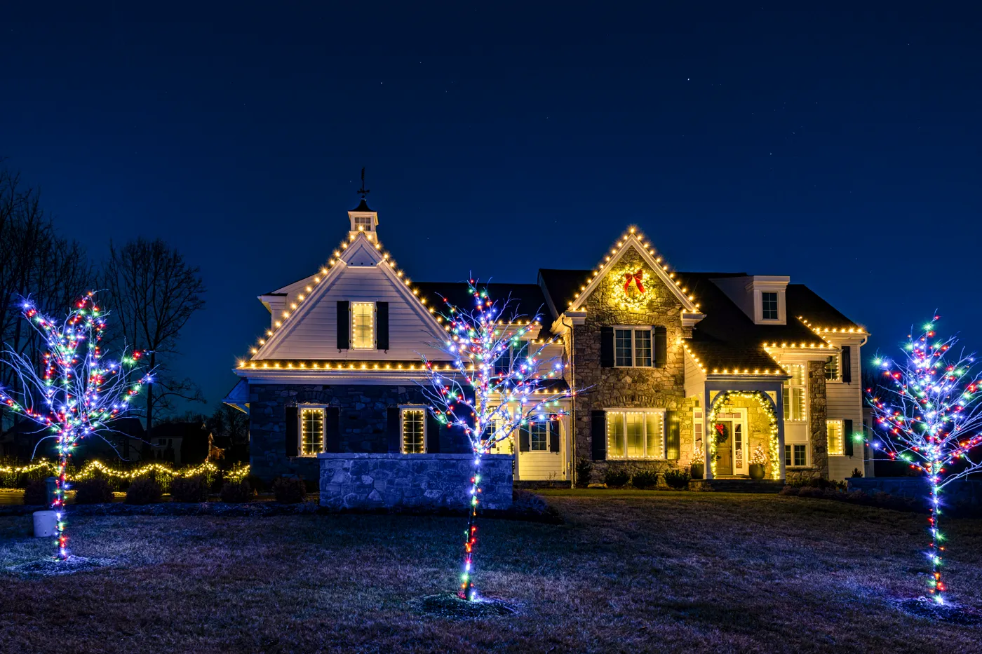 Professional Holiday and Christmas Lighting Installation Near Reno, Nevada
