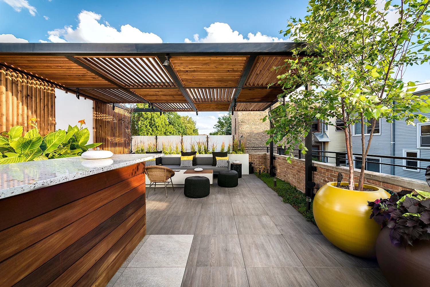 Rooftop Decks — Landscape Design & Roof Top Deck Design in Chicago - Chicago, IL - Reveal Design LLC