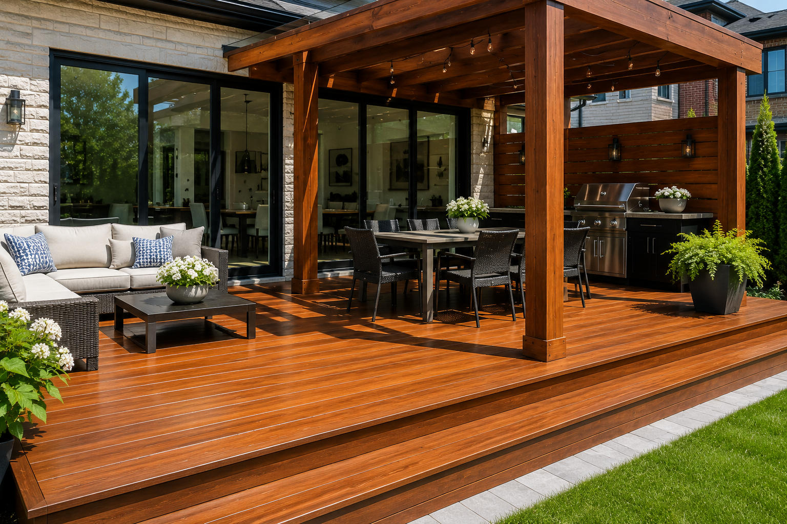 Sansin Wood Stain Ottawa | Low-VOC Deck & Fence Stain – Randall's