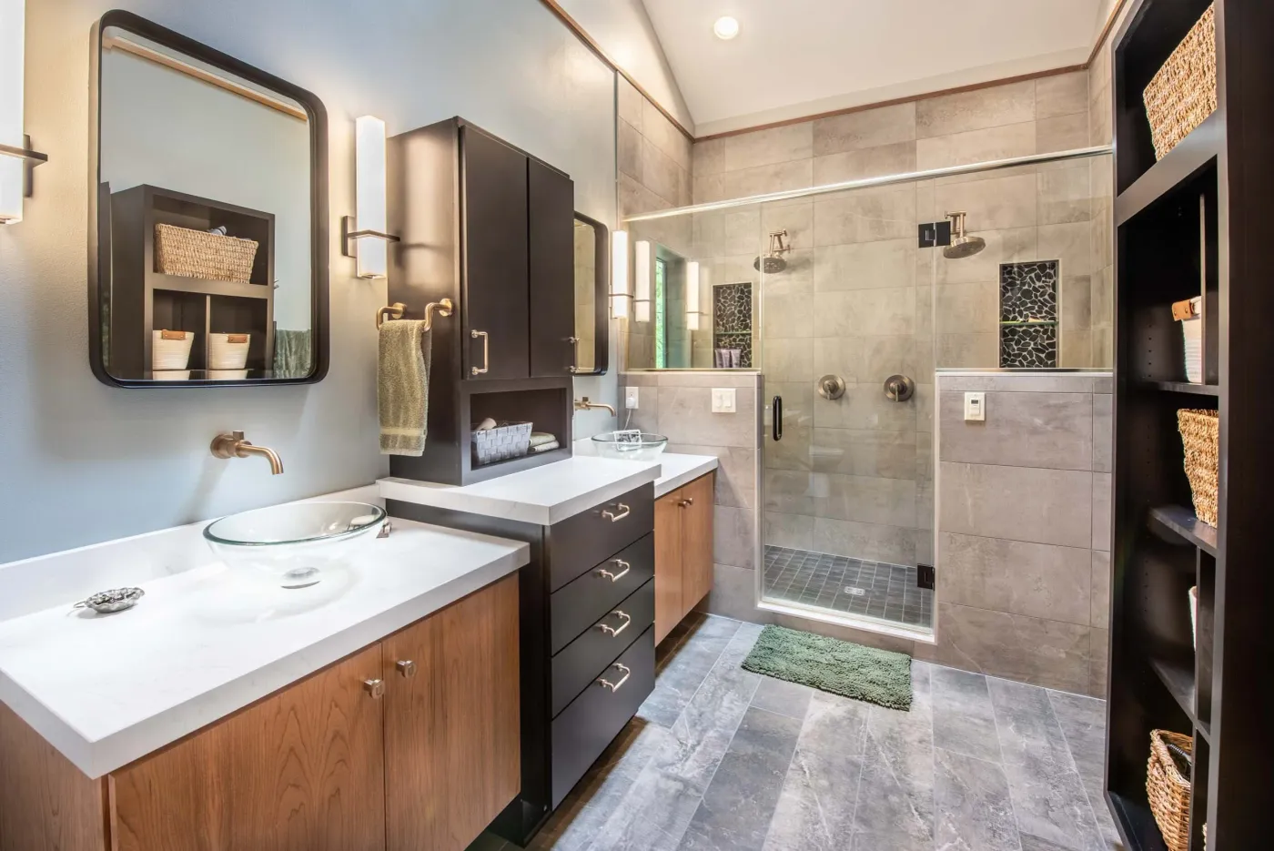 Sizing A Bathroom Vanity for a Master Bath to Tiny Powder Room — Degnan Design-Build-Remodel