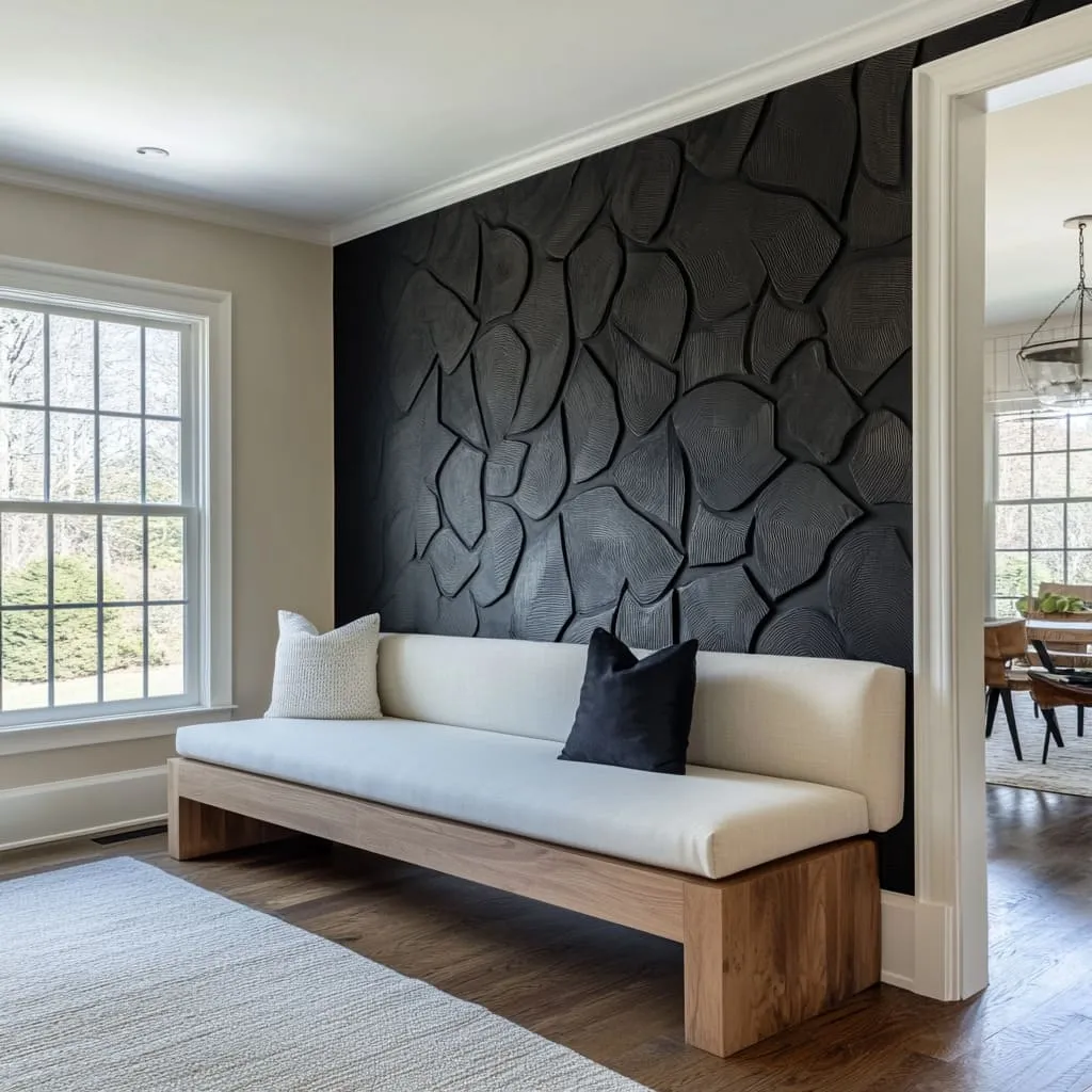 Stunning Black Accent Wall Ideas for Your Living Room |