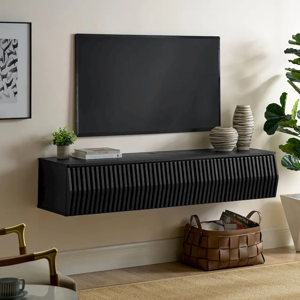 Vaughn 64' Wall Mount TV Stand – Bison Furniture